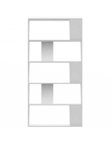 Libreria/Divisorio Bianco 80x24x159 cm in Legno Multistrato