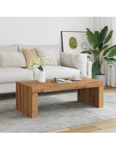 Tavolino Salotto Rovere Artigianale 102x50x35 cm in Truciolato 2