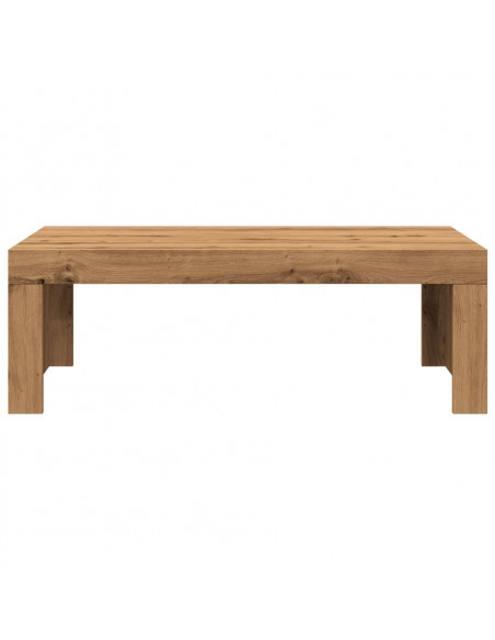 Tavolino Salotto Rovere Artigianale 102x50x35 cm in Truciolato