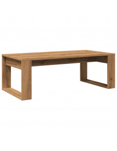 Tavolino Salotto Rovere Artigianale 102x50x35 cm in Truciolato 2