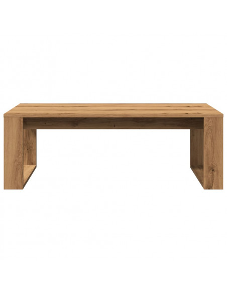 Tavolino Salotto Rovere Artigianale 102x50x35 cm in Truciolato