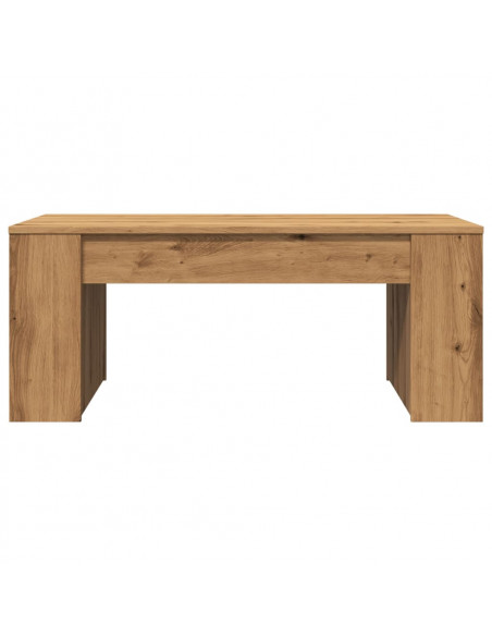 Tavolino Salotto Rovere Artigianale 102x55x42 cm Multistrato