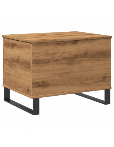 Tavolino Salotto Rovere Artigianale 60x44,5x45 cm in Truciolato