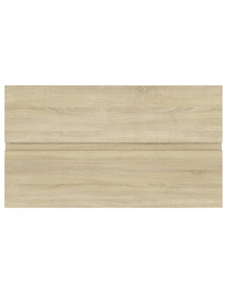 Mobile Lavabo Rovere Sonoma 80x38,5x45 cm in Legno Multistrato