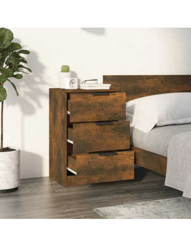 Comodino Rovere Fumo 40x36x65 cm
