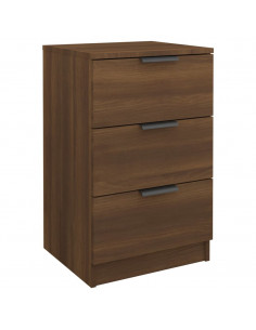 Comodino Rovere Marrone 40x36x65 cm 2
