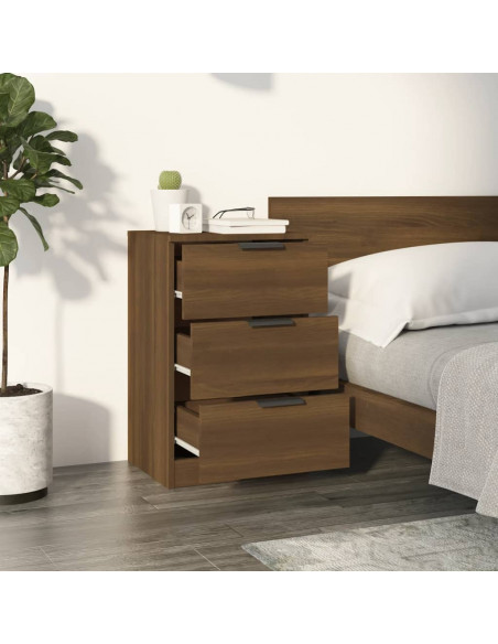 Comodino Rovere Marrone 40x36x65 cm