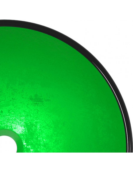 Lavandino in Vetro Temperato 42x14 cm Verde