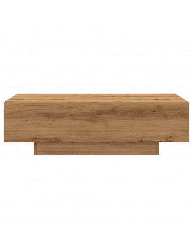 Tavolino Salotto Rovere Artigianale 100x49,5x31cm Multistrato