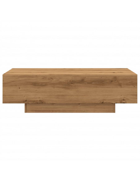 Tavolino Salotto Rovere Artigianale 100x49,5x31cm Multistrato