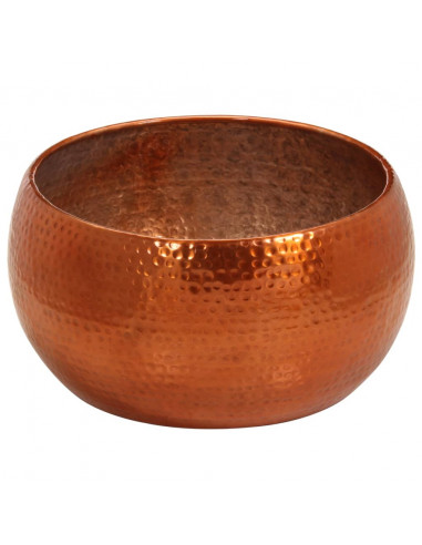 Tavolino da Salotto in Ottone Ø55x28 cm in Alluminio