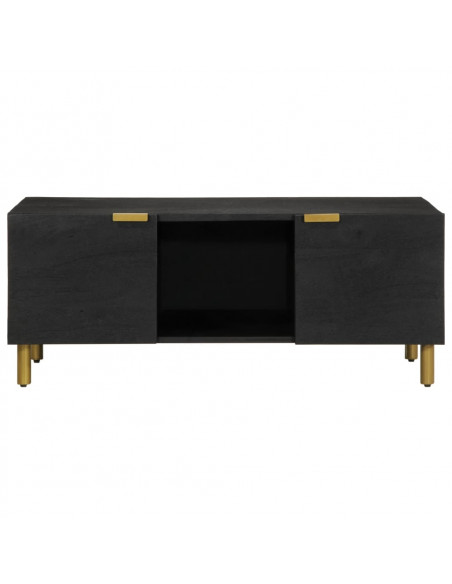 Tavolino da Salotto Nero 100x54x40 cm in Legno Multistrato