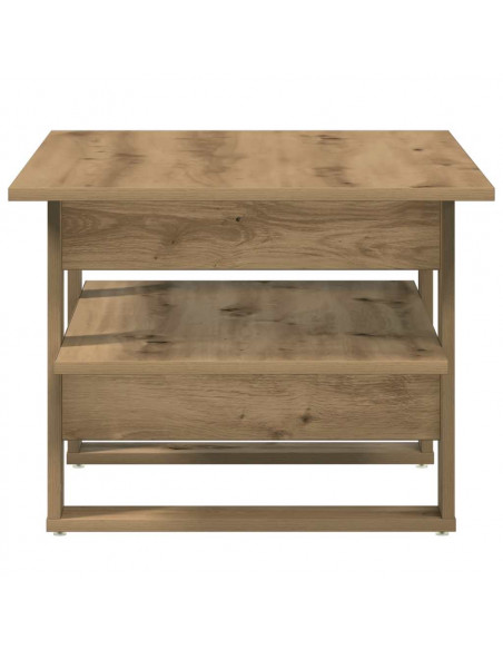 Tavolino Salotto Rovere Artigianale 102x55x42 cm Multistrato