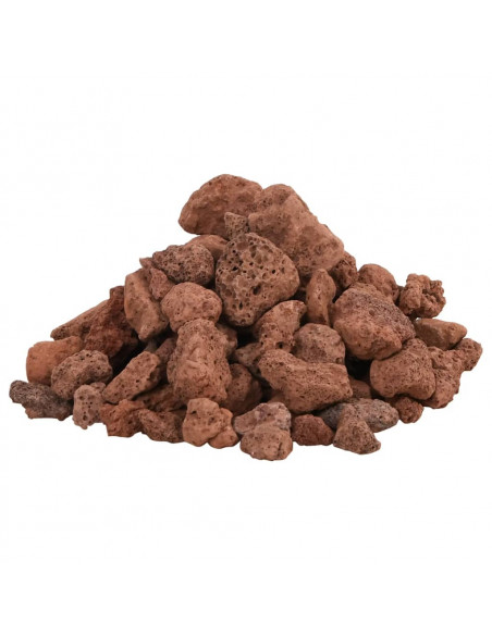 Rocce Vulcaniche 10 kg Rosse 1-2 cm