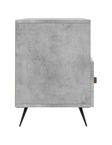 Mobile Porta TV Grigio Cemento 102x36x50 cm Legno Multistrato