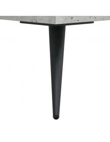 Mobile Porta TV Grigio Cemento 102x36x50 cm Legno Multistrato