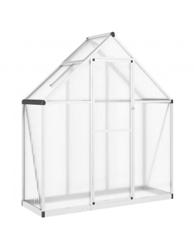 Serra con Base Argento 169x58x195 cm in Alluminio