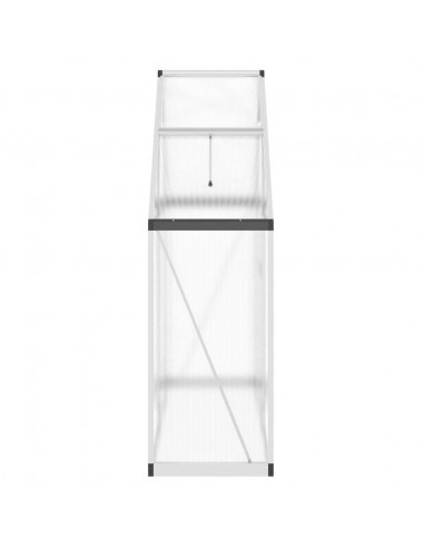 Serra con Base Argento 169x58x195 cm in Alluminio