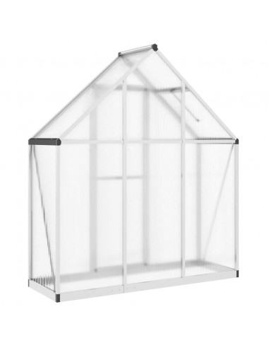 Serra con Base Argento 169x58x195 cm in Alluminio