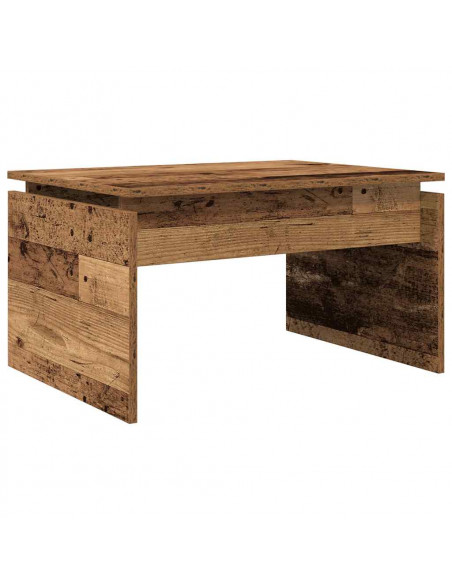 Tavolino da Salotto Legno Antico 68x50x38 cm in Truciolato