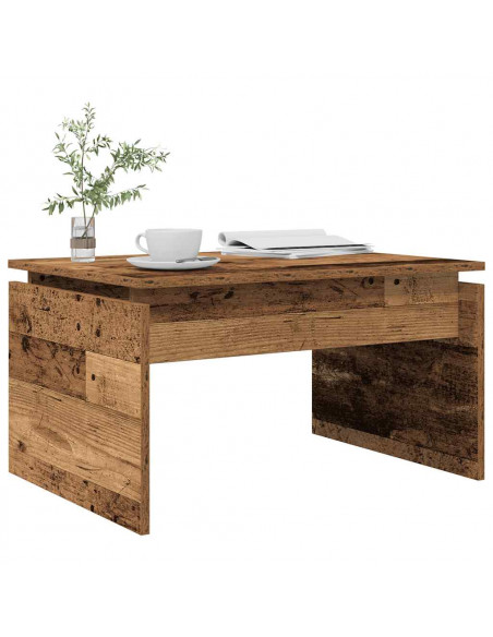 Tavolino da Salotto Legno Antico 68x50x38 cm in Truciolato