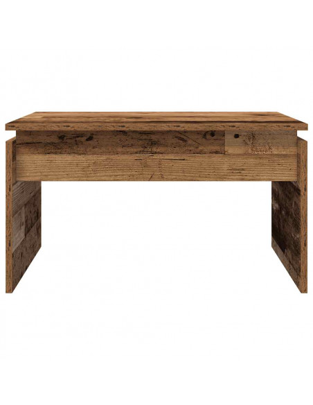 Tavolino da Salotto Legno Antico 68x50x38 cm in Truciolato