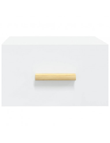 Comodino a Muro Bianco 35x35x20 cm