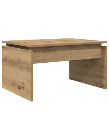 Tavolino da Salotto Rovere Artigianale 68x50x38cm in Truciolato