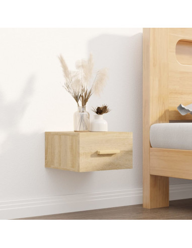 Comodini a Muro 2 pz Rovere Sonoma 35x35x20 cm