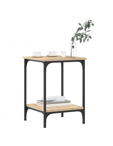 Tavolino da Salotto Rovere Sonoma 40x40x55 cm Legno Multistrato