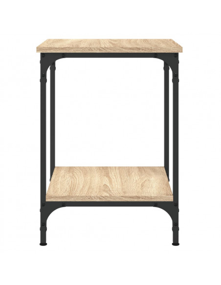 Tavolino da Salotto Rovere Sonoma 40x40x55 cm Legno Multistrato