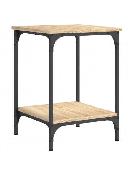 Tavolino da Salotto Rovere Sonoma 40x40x55 cm Legno Multistrato