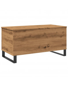 Tavolino Salotto Rovere Artigianale 90x44,5x45 cm in Truciolato 2