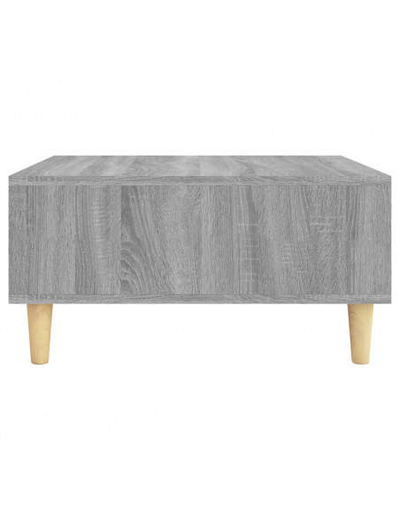 Tavolino da Salotto Grigio Sonoma 60x60x30 cm in Truciolato