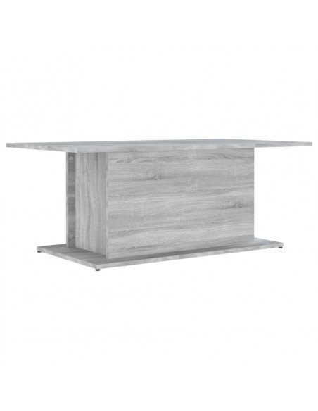 Tavolino da Salotto Grigio Sonoma 102x55,5x40 cm in Truciolato