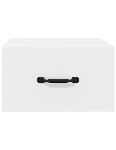 Comodini a Muro 2 pz Bianchi 35x35x20 cm