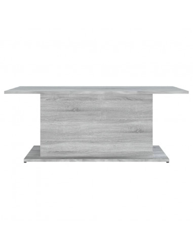 Tavolino da Salotto Grigio Sonoma 102x55,5x40 cm in Truciolato