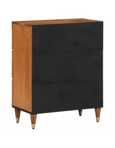 Credenza 60x33x75 cm in Legno Massello di Mango 2