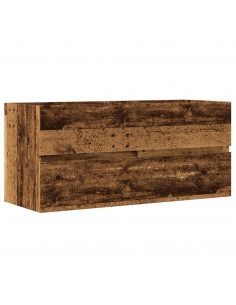 Mobile Lavabo Legno Antico 100x38,5x45 cm in Legno Multistrato 2