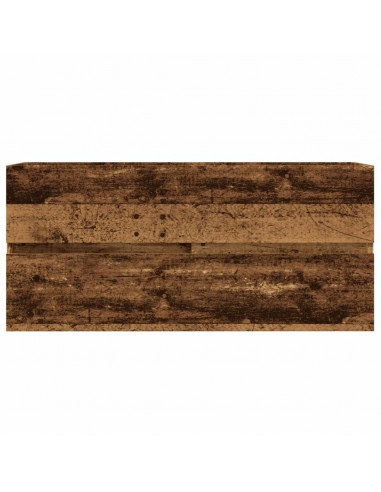 Mobile Lavabo Legno Antico 100x38,5x45 cm in Legno Multistrato