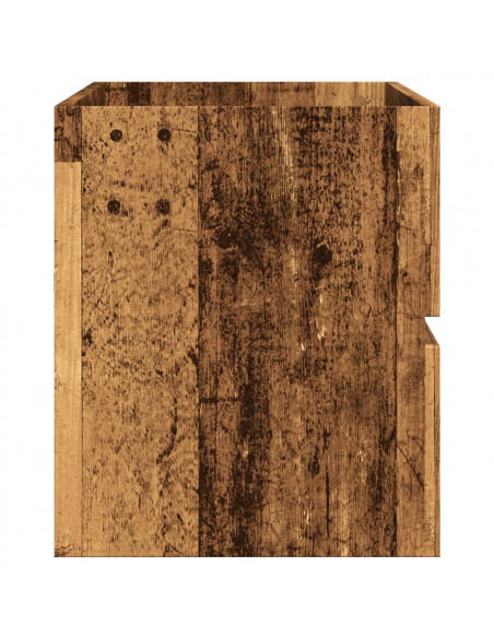Mobile Lavabo Legno Antico 100x38,5x45 cm in Legno Multistrato