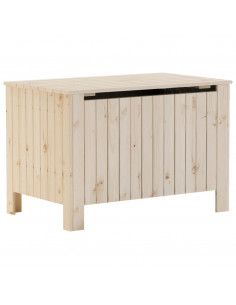 Contenitore con Coperchio RANA 80x49x54 cm Legno Massello Pino 2