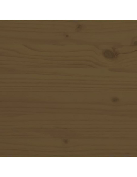 Comodini Miele 2 pz 40x34x55 cm in Legno Massello di Pino