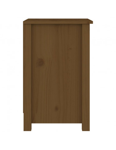 Comodini 2 pz Miele 40x35x55 cm in Legno Massello di Pino