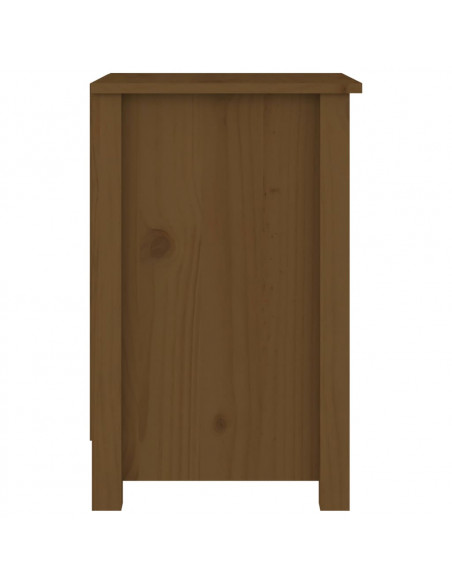 Comodini 2 pz Miele 40x35x55 cm in Legno Massello di Pino