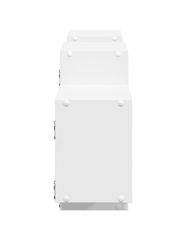 Scaffale a Parete Bianco 129x18x42 cm in Truciolato