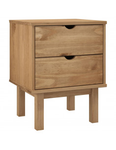 Comodino OTTA 45x39x57 cm in Legno Massello di Pino 2