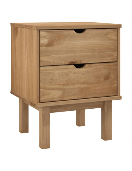 Comodino OTTA 45x39x57 cm in Legno Massello di Pino