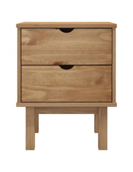 Comodino OTTA 45x39x57 cm in Legno Massello di Pino