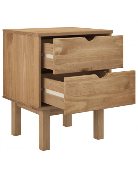 Comodino OTTA 45x39x57 cm in Legno Massello di Pino